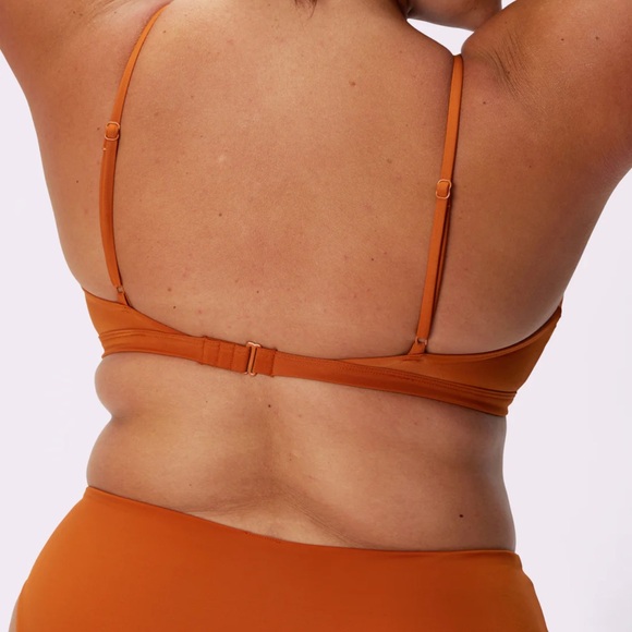 Parade Scoop Bikini Top EcoSplash Swim Women size XL - Picture 7 of 10